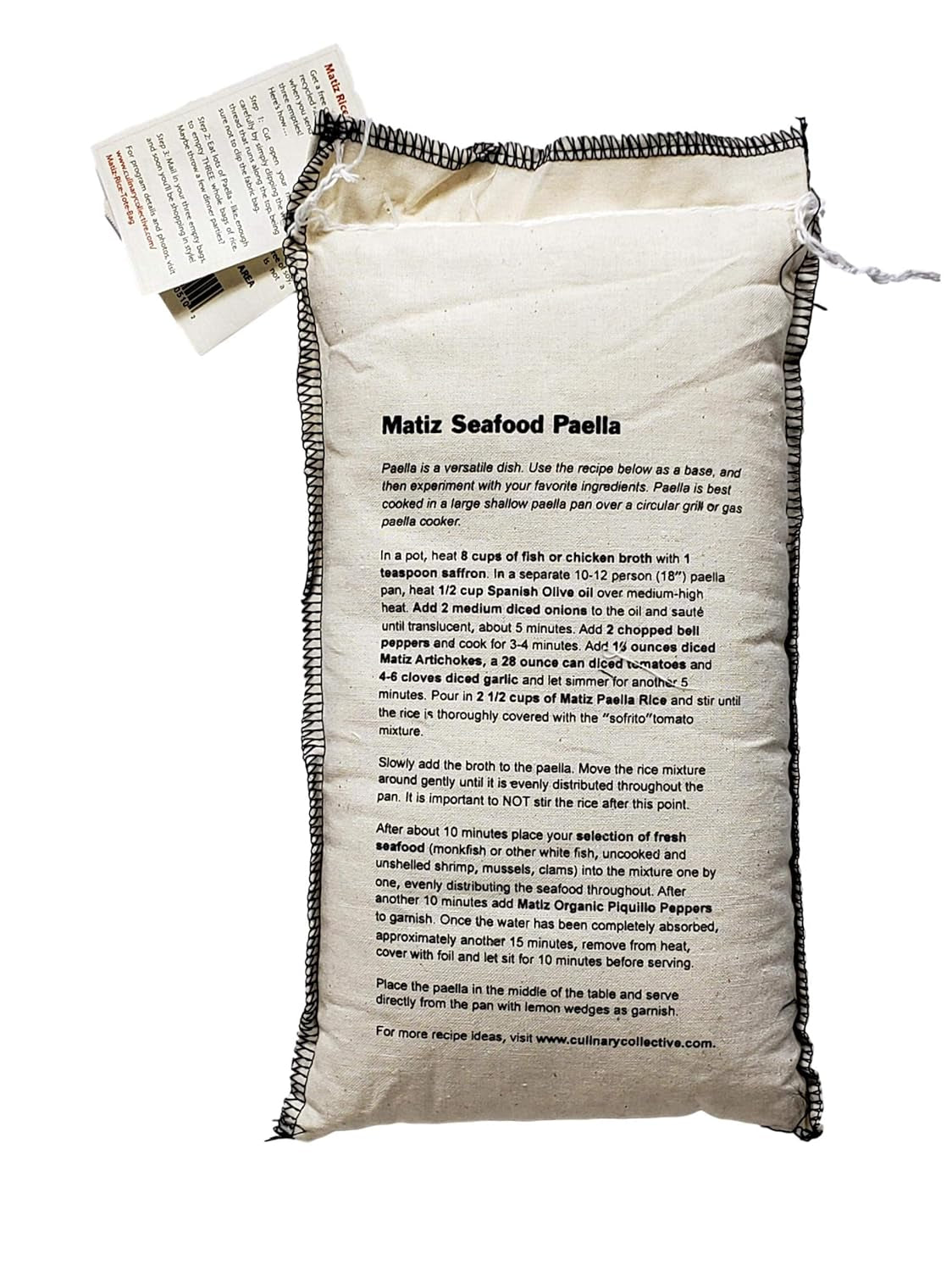 Valenciano Paella Rice from Spain (2.2 Lbs.) Traditional Spanish Medium-Grain | Risotto, Arrow Negro, Seafood Dishes | Natural Flavor | Soy and Gluten Free