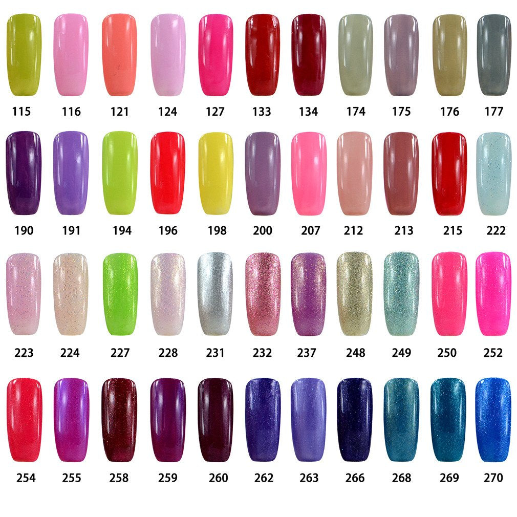 Soak-Off UV LED Gel Polish Nail Art Manicure Lacquer Deep Pink Color 034