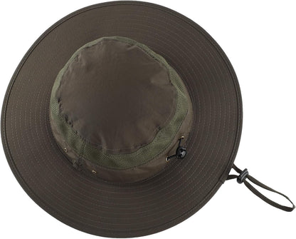 UPF 50+ Men'S Sun Hat Wide Brim Bucket Hat UV Protection Hat for Mens Womens Beach Safari Gardening Golf Fishing