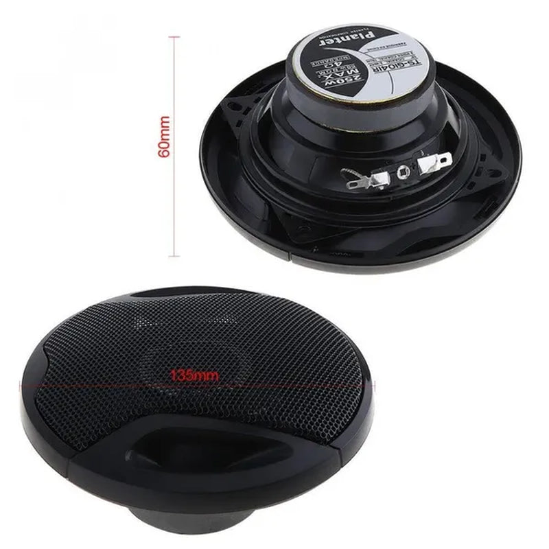 2Pcs TS-G1041R 4 Inch 250W Car Hifi Coaxial Speakers Vehicle Door Auto Audio Music Stereo Full Range Frequency Speakers for Cars