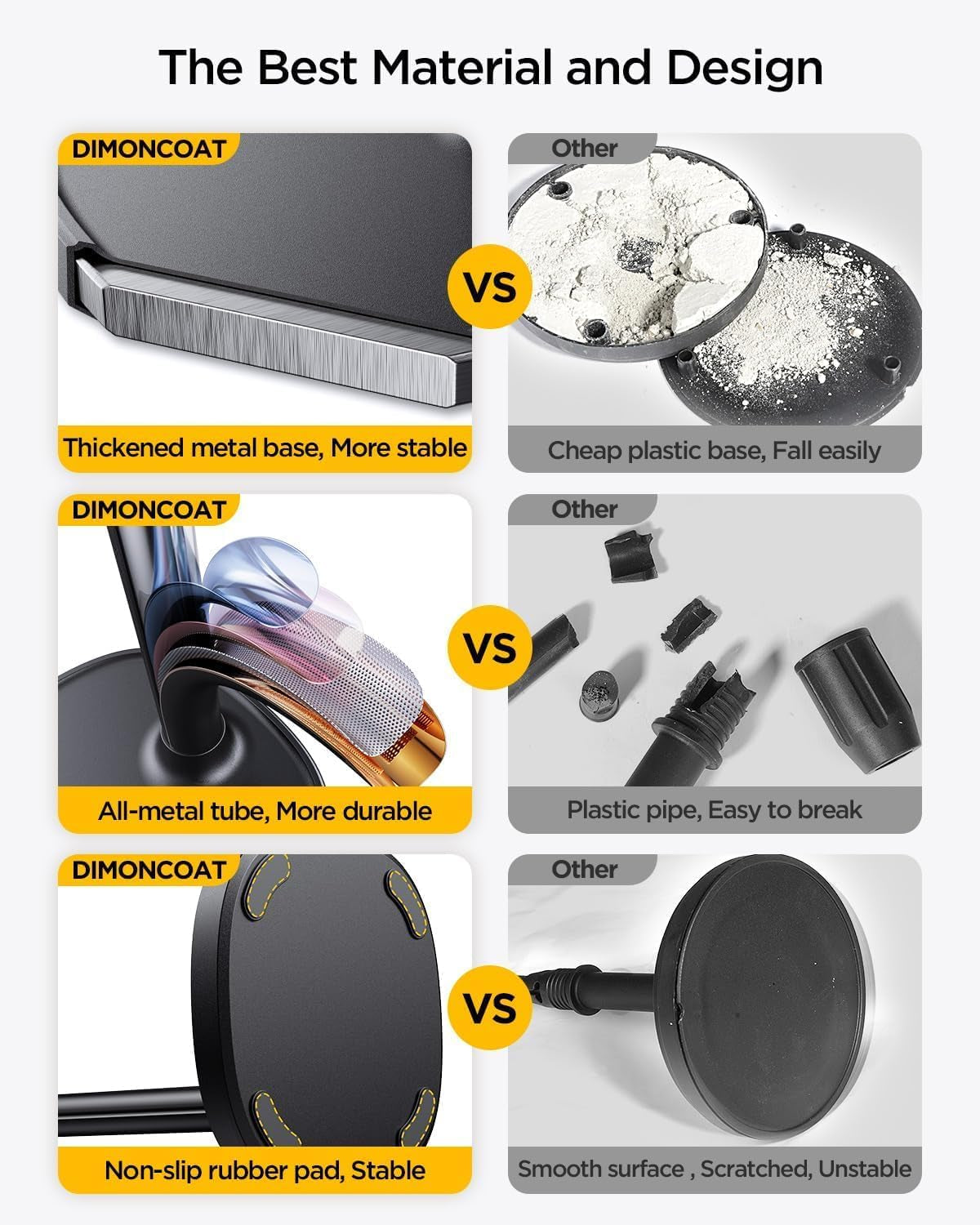 Phone Stand for Desk, Angle Height Adjustable Phone Holder for Desk, Aluminum Alloy Universal Iphone Stand Holder, Retractable Cell Phone Stand Recording Office for Iphone 16 15 Pro Max Plus