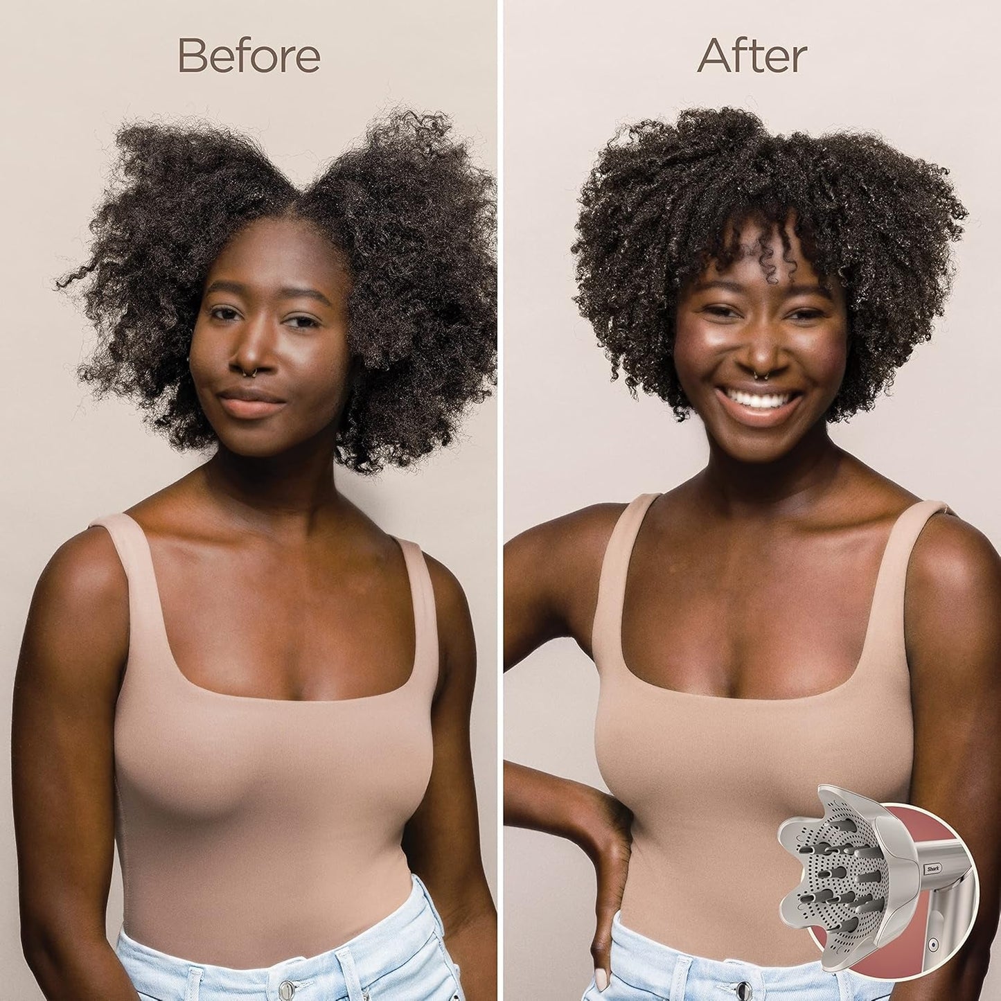 HD435 Flexstyle Air Styling & Drying System, Powerful Hair Blow Dryer & Multi-Styler with Auto-Wrap Curlers, Curl-Defining Diffuser, Oval Brush, & Concentrator Attachment, Stone