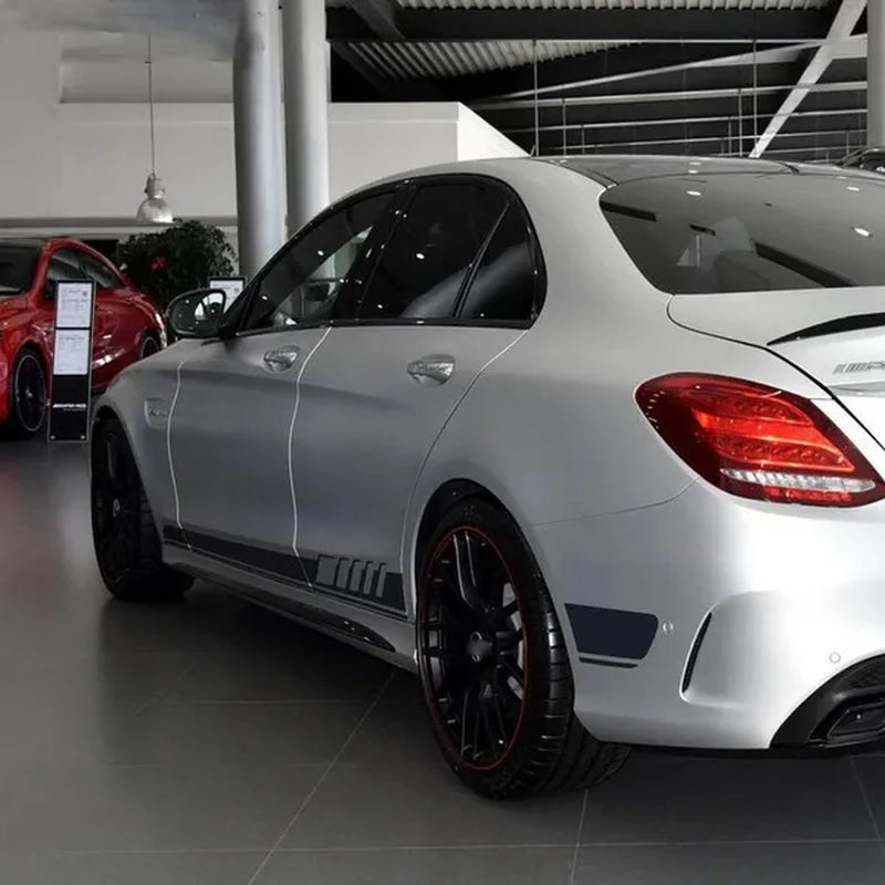 Car Sticker for Mercedes Benz Auto Racing Stripe Side Body DIY Decal Car Tuning Accessories