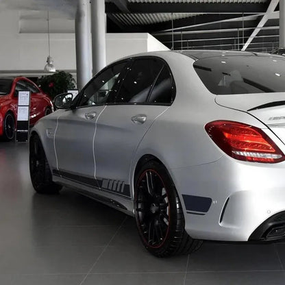 Car Sticker for Mercedes Benz Auto Racing Stripe Side Body DIY Decal Car Tuning Accessories