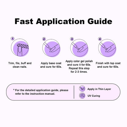 Pearlescent Gel Nail Polish Set Mermaid Dreams Iridescent Shell Glitter Gel Polish 6 Colors Pink Blue Green Purple Gold Shimmer Swirl Thread Effect Soak off LED UV Curing Requires Home Salon