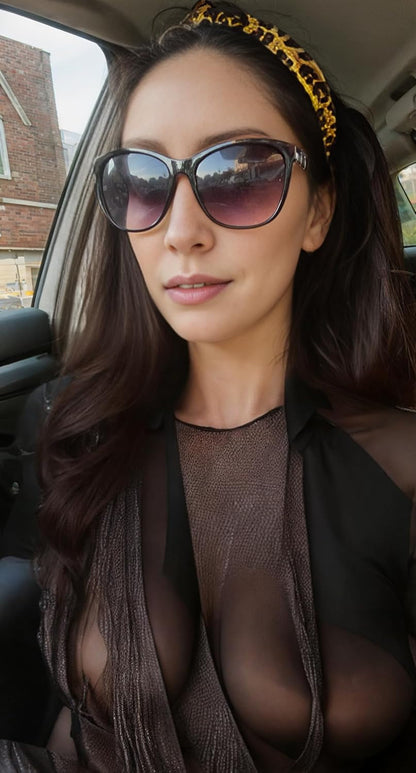 Women'S Oversized Square Jackie O Cat Eye Hybrid Butterfly Fashion Sunglasses - Exquisite Packaging