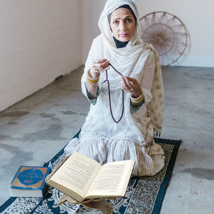 Muslim Al-Quran Rehal Book Stand,Foldable Wooden Prayer Books Shelf for Koran Holy Bible Books,Eid Ramadan Reading Shelf for Muslim Eid Ramadan Religious Gift