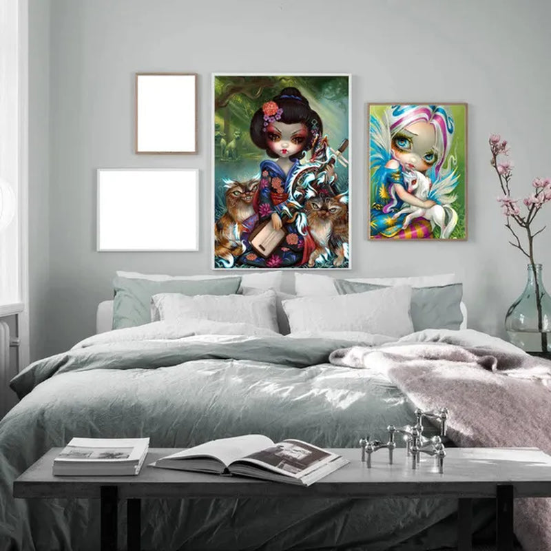 Diamond Painting Kits for Adults, DIY Full Round Drill Diamond Art  Diamond Painting By Numbers Kits Arts and Crafts for Home Wall Decor