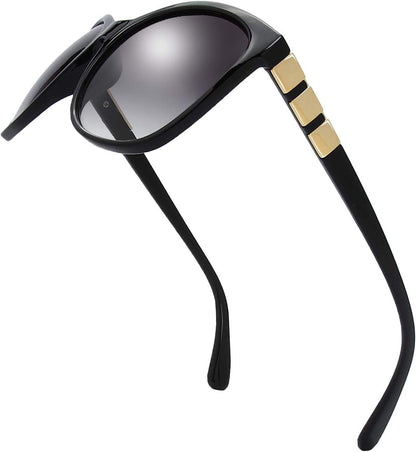 Women'S Oversized Square Jackie O Cat Eye Hybrid Butterfly Fashion Sunglasses - Exquisite Packaging
