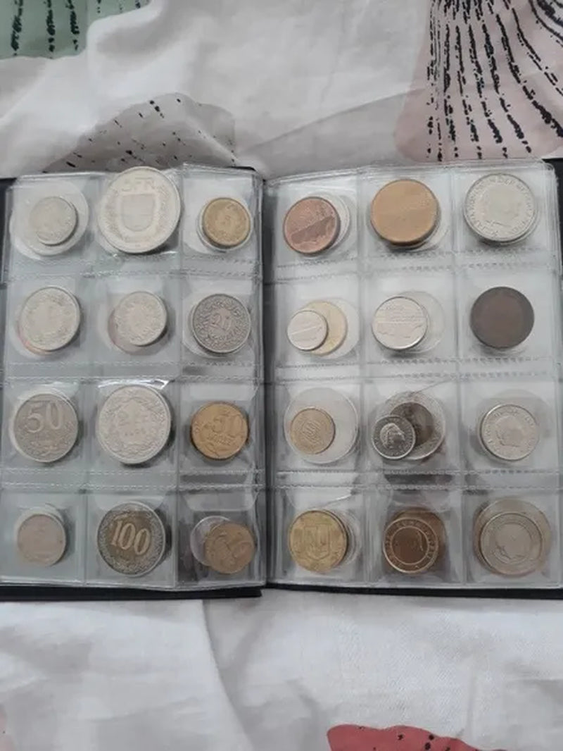 120/240 Pockets Coins Holders Medallions Badges Collecting Collection Storage Money Penny Album Book