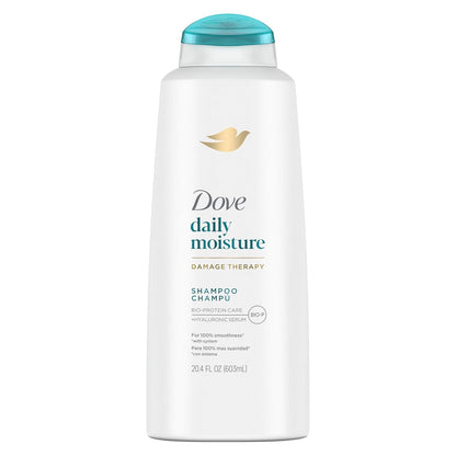 Damage Therapy Shampoo Daily Moisture for Dry Hair Shampoo with Bio-Protein Care 20.4 Fl Oz
