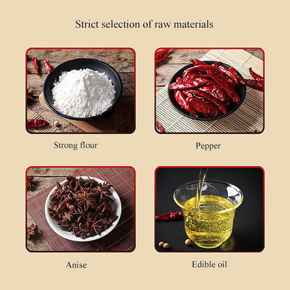 Latiao Spicy Strips 5 Packs Latiao Spicy Gluten Classic Chinese Special Snack Food, Vegan, 辣条, 大面筋, 68G/2.39 Ounces per Pack (Pack of 5)