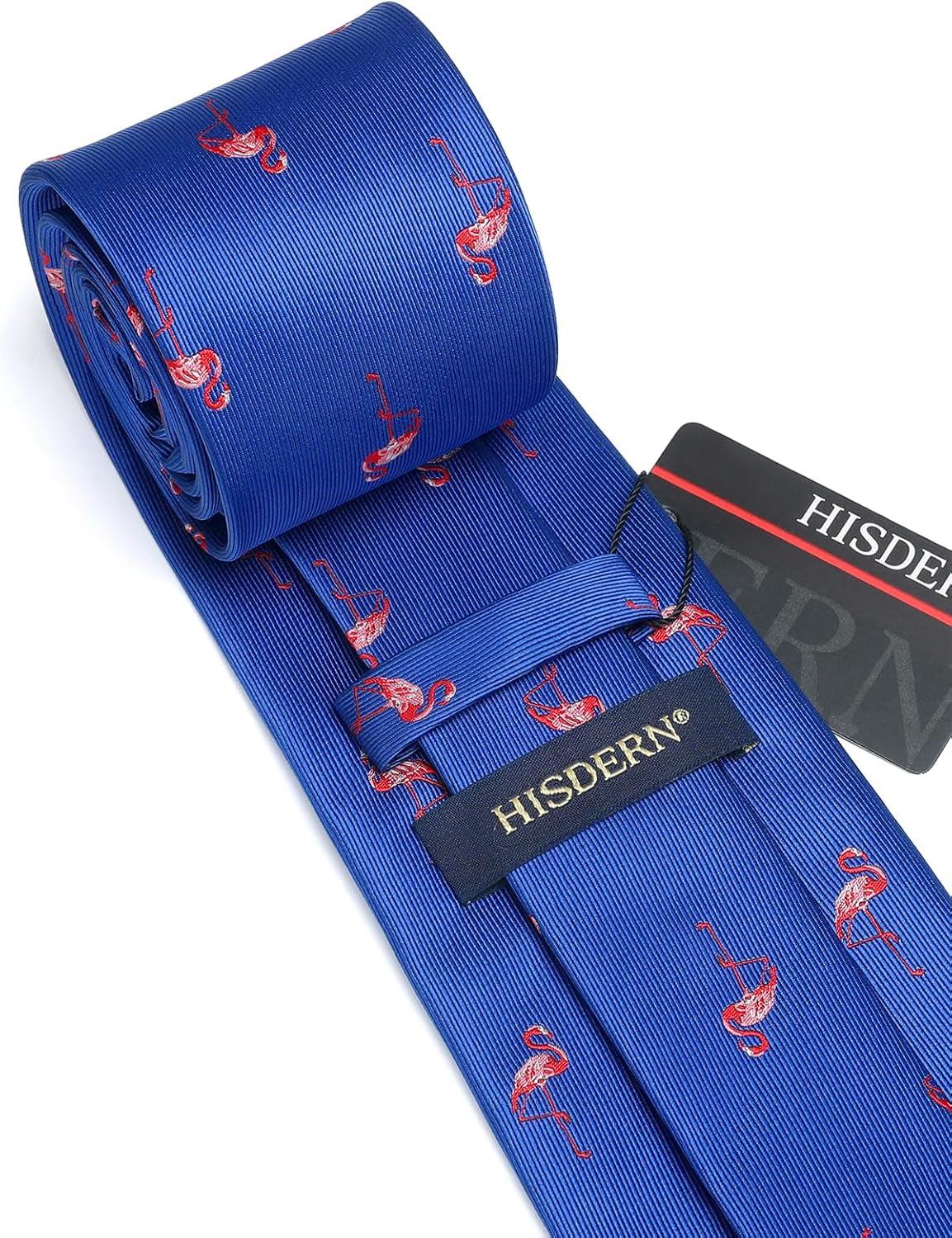 Ties for Men Classic Animal Tie and Pocket Square Set Jacquard Woven Silk Neckties Handkerchief Wedding Party