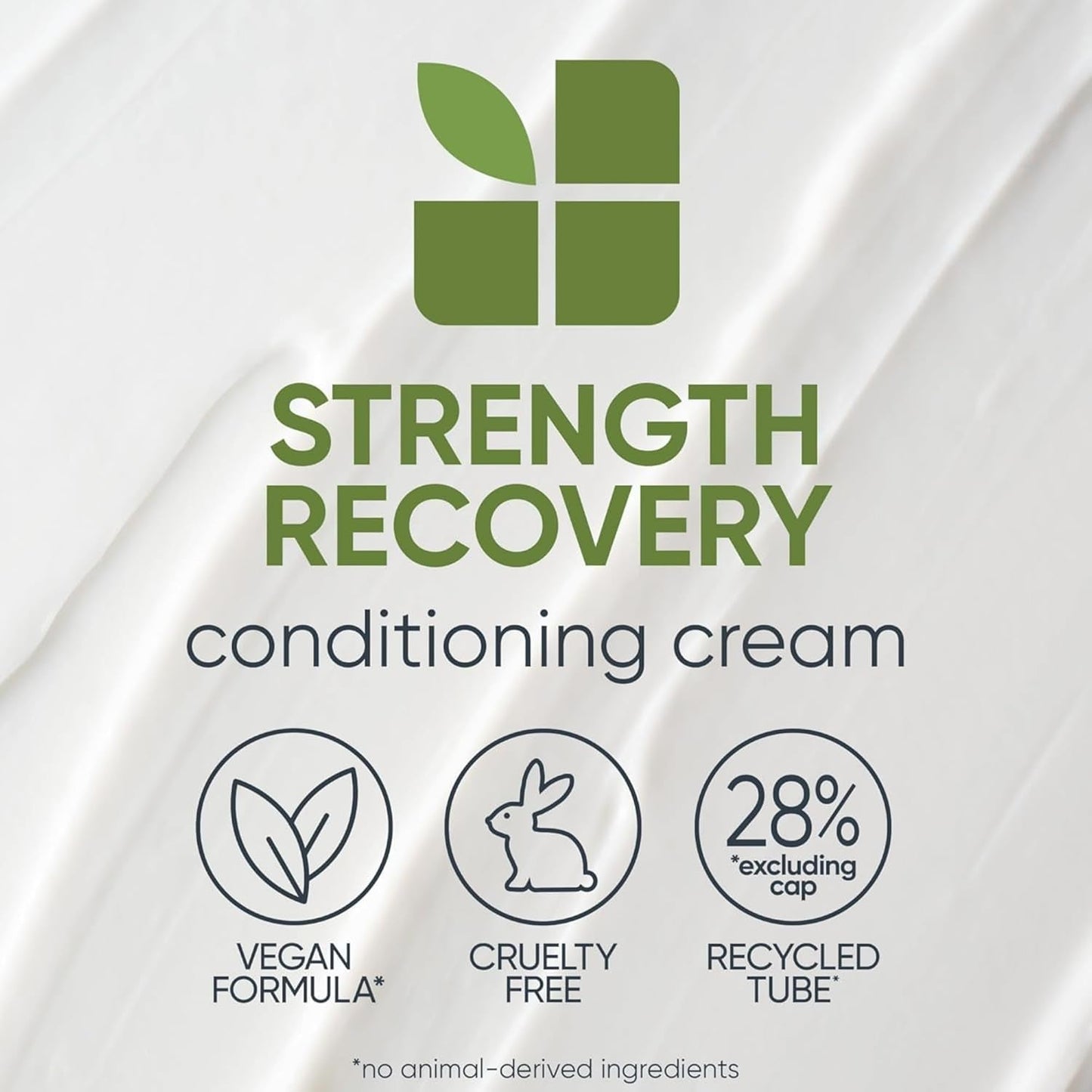 Biolage Strength Recovery Conditioner - Moisturizes & Strengthens Damaged Hair, Softness & Shine, Olive Squalane & Vegan Proteins, Paraben-Free, Vegan, Packaging May Vary