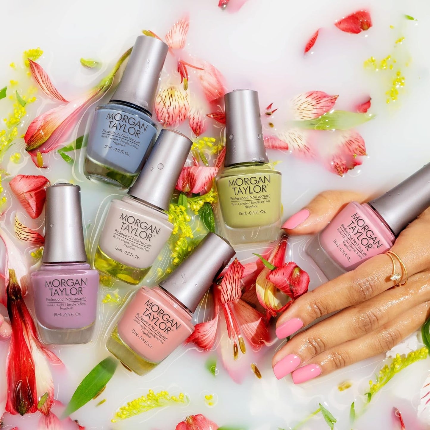 Pure Beauty Collection - Nail Lacquer, Nail Polish, Pastel Nail Polish, Spring Nail Lacquer (Malva, 9Ml)