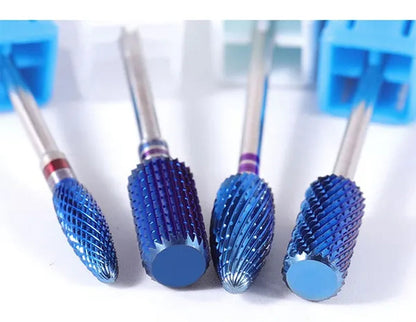 Tungsten Diamond Milling Cutter Nail Art Drill Bit for Manicure Nail Files Electric Rotary Mills Nail Gel Remove Grinder