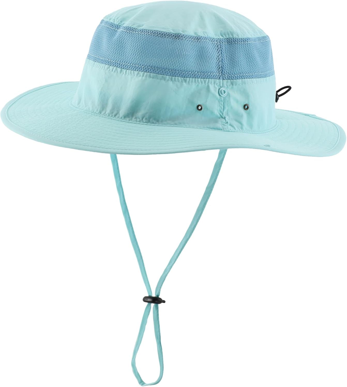 Wide Brim Sun Hat for Men Breathable Cowboy Boonie Hat UPF 50+ Sun Protection Bucket Hat for Fishing Hiking