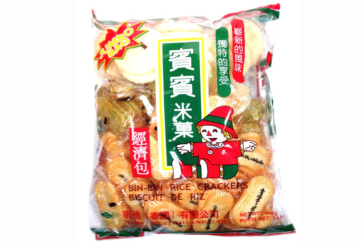 賓賓米果  Crispy Rice Crackers (Regular 15.8 Oz, 1 Pack)