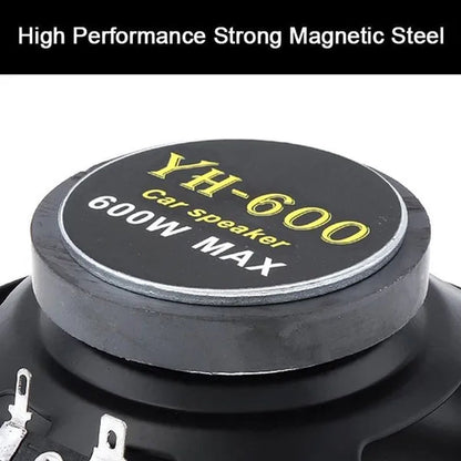 2PCS 6 Inch 600W 2-Way Car Hifi Coaxial Speakers Vehicle Door Auto Audio Music Stereo Full Range Frequency Speakers