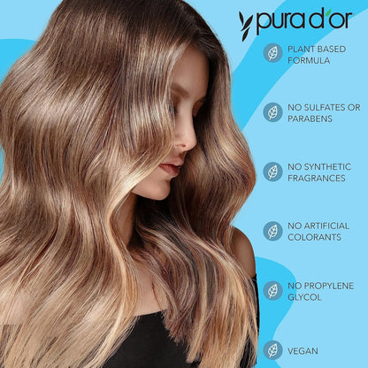 Scalp Therapy Shampoo & Conditioner Set (16Oz X 2) Dry, Itchy Scalp-Hydrates & Nourishes Hair W/Tea Tree, Peppermint, Argan Oil & Biotin, All Hair Type, 3 in 1, Men Women (Packaging Varies)