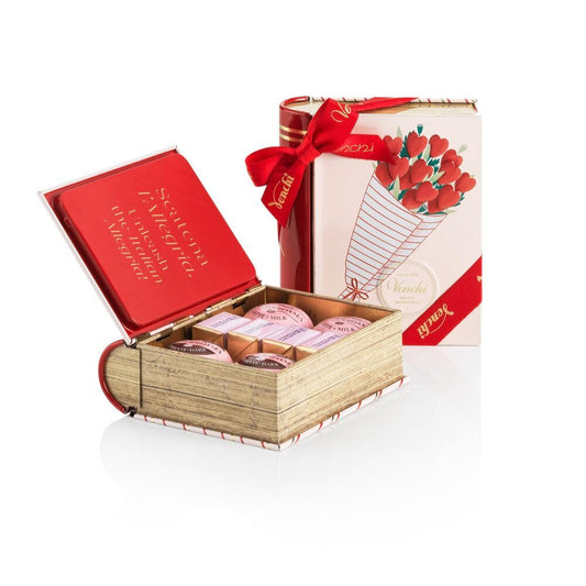 '- Floral Mini Book with Assorted Chocolates, 3.70 Oz - Gift Idea - Gluten Free