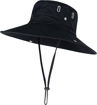 Sun Hats for Men Women Wide Brim Boonie Hat UPF 50+ Bucket Hats Hiking Fishing Outdoor Summer Safari UV Protection Hat