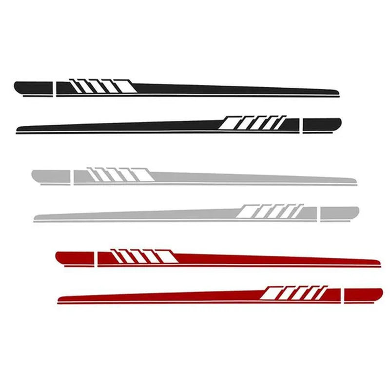 Car Sticker for Mercedes Benz Auto Racing Stripe Side Body DIY Decal Car Tuning Accessories