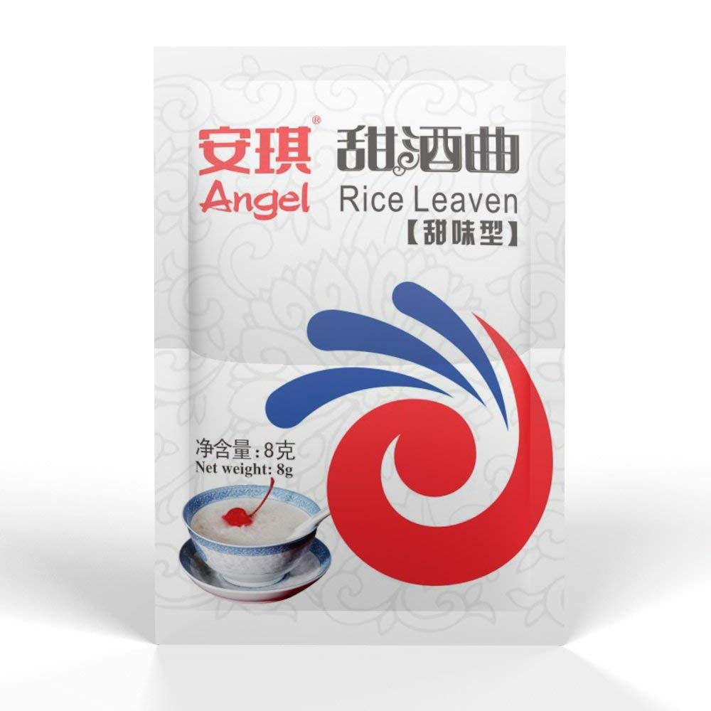 安琪 甜酒曲 Rice Leaven Chinese Wine Starter Mijiu for Making Sweet Rice Wine 8G X 10 Pc