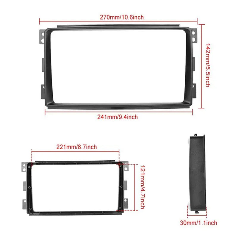 UNITOPSCI New【For Mercedes-Benz Smart 2005-2010】2Din Android 11 Car Stereo Radio 9'' HD Touch Screen Car MP5 Player Autoradio GPS Support Hifi WIFI Bluetooth Mirror Link FM/RDS Radio with AHD Camera& DVR