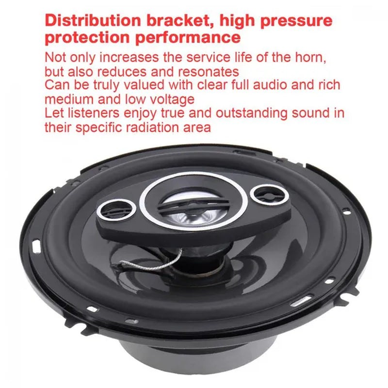 2Pcs 6 Inch 500W / 5 Inch 350W / 4 Inch 250W Dual-Cone Car Coaxial Loudspeaker Auto Audio Music Stereo Hifi Speakers