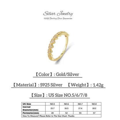 100% S925 Sterling Silver Luxury Heart Shape Zircon Micro Pave Love Ring Women's Statement Oath Finger Rings Exquisite Fine Jewelry Engagement Wedding Rings