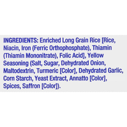 Yellow Seasonings & Long Grain Rice, Gluten-Free, Non-Gmo, Vegan, 10 Oz Bag