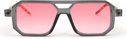 Vintage Square 70S Flat Aviator Sunglasses Women Men Classic Retro Stylish Frame UV400 Sunglasses B2622