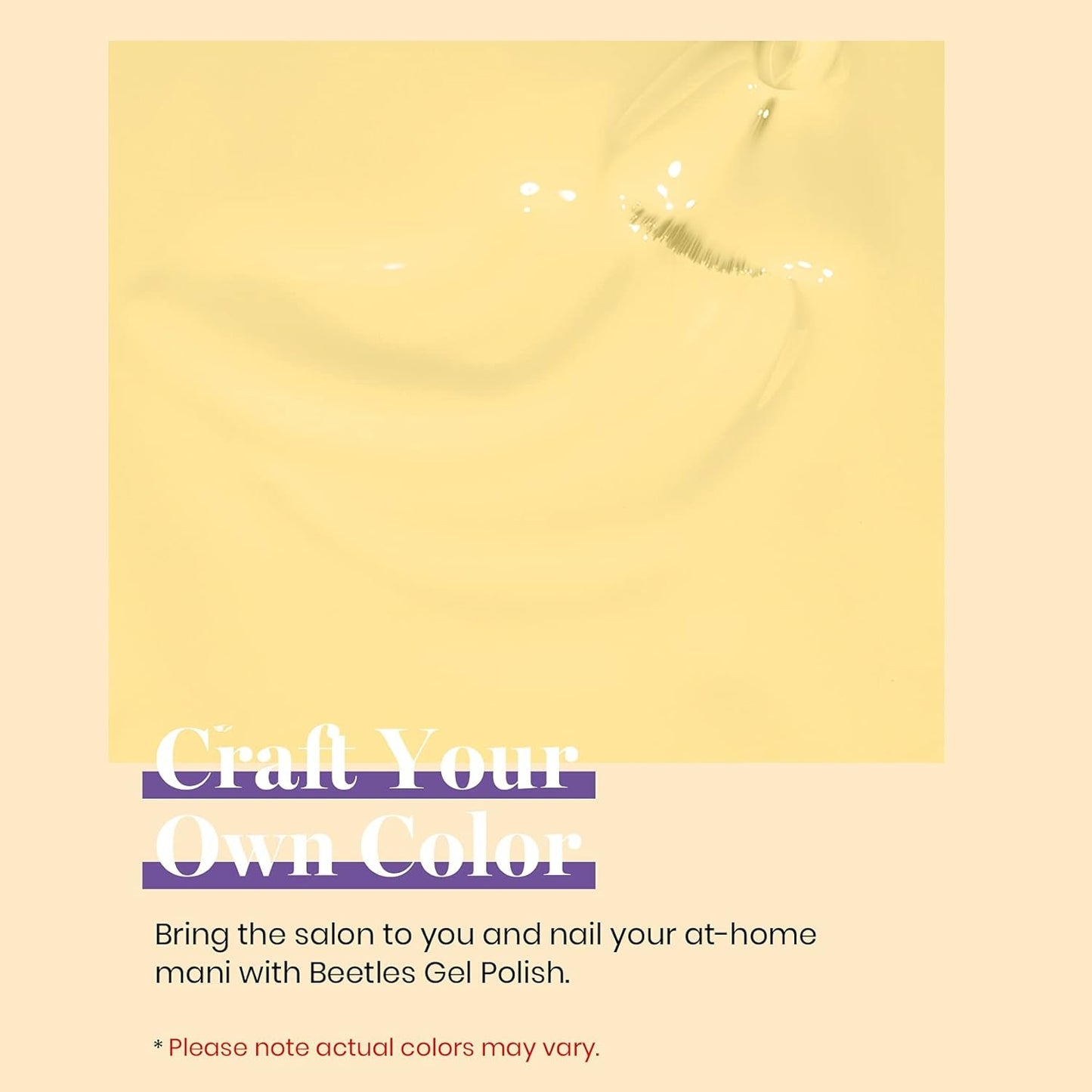 Beetles Pastel Gel Nail Polish 15Ml Yellow Nail Polish Lemon Chiffon Cream Soak off Uv Led Nail Lamp Nail Art Manicure Salon Diy Home Gel Colors Summer