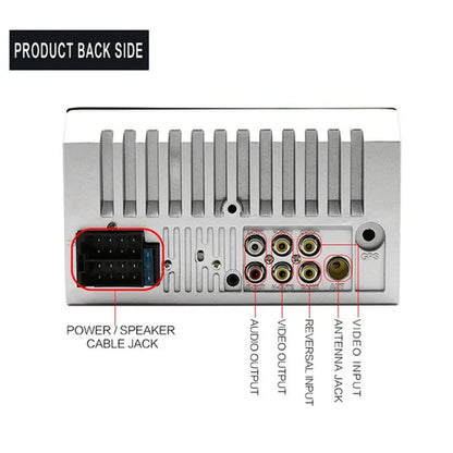 Amprime 2 Din Car Radio 7" LCD Touch Screen Autoradio 7018B Multimedia Player Bluetooth Car Stereo Radio Support Mirror-Link Rear View Camera