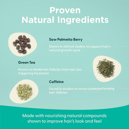 Vegan Hair Loss Shampoo for Thinning Hair | Experience Healthier, Fuller and Thicker Looking Hair (1 Month Supply)