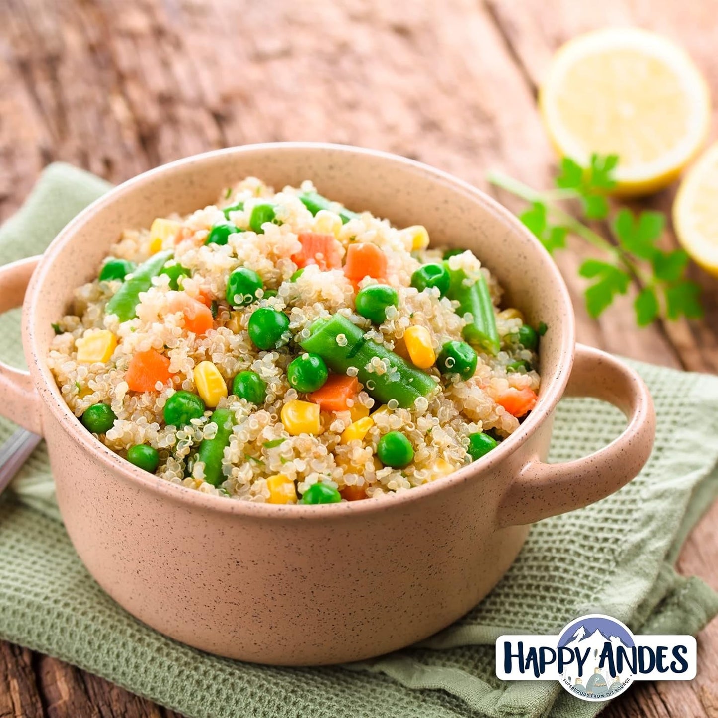 Organic White Quinoa 3 Pound -Non-Gmo,100% Peruvian, Superior Taste,Gluten-Free,Rice Replacement, Pre-Washed, Whole Grain, Usda-Certified, Complete Plant Protein, Superfoods Peru, High in Fiber&Iron, Kosher