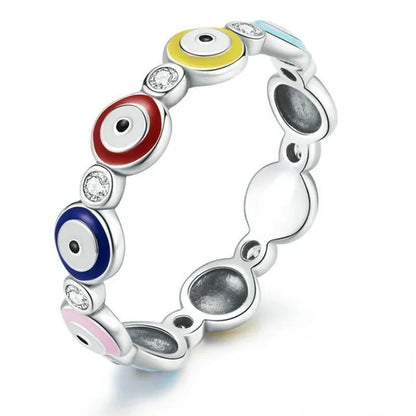 Personality Fashion Enamel Rings for Women Daily Casual Accessories