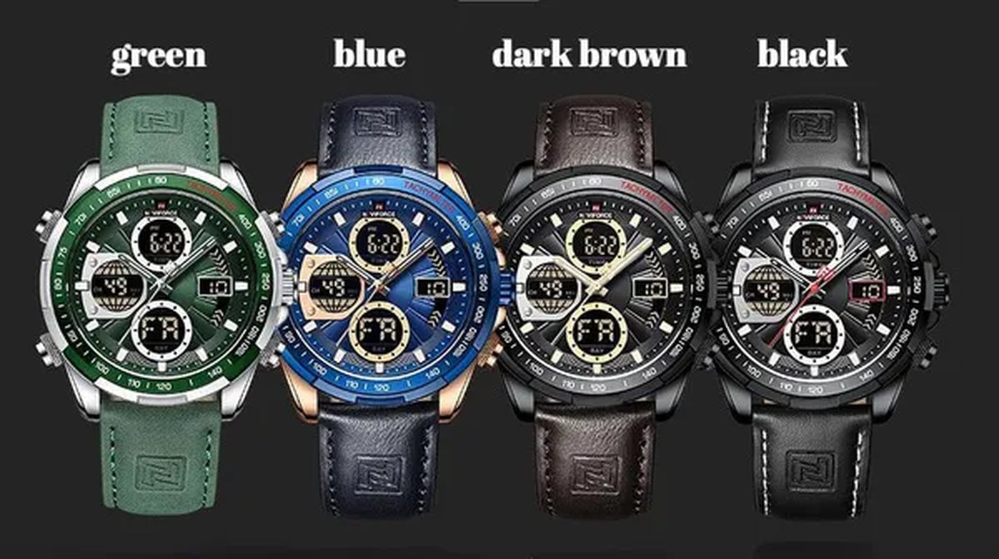 Fashion Military Watches for Men Luxury Original Sports Chronograph Watch Waterproof Quartz Clock Digital WristWatch