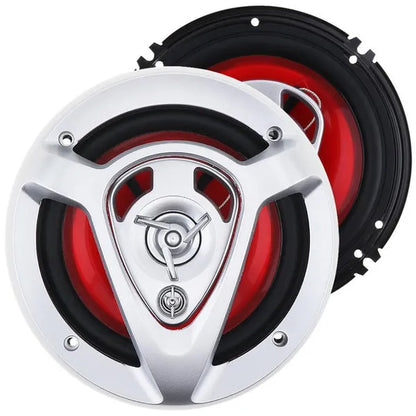 2Pcs 6.5 Inch 220W Car Hifi Coaxial Speaker Door Auto Audio Music Stereo Full Range Frequency Speakers for Cars
