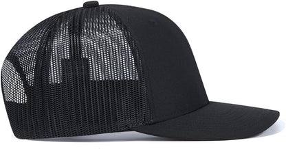 Trucker Hat - Mesh Snap Back - Unisex Adjustable Baseball Cap - Outdoor Hats for Men Women