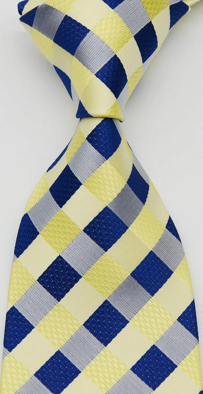 New Classic Men'S Plaids Checks Silk Tie Necktie