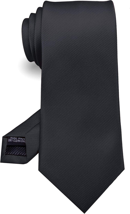 Solid Color Tie Formal Necktie for Men
