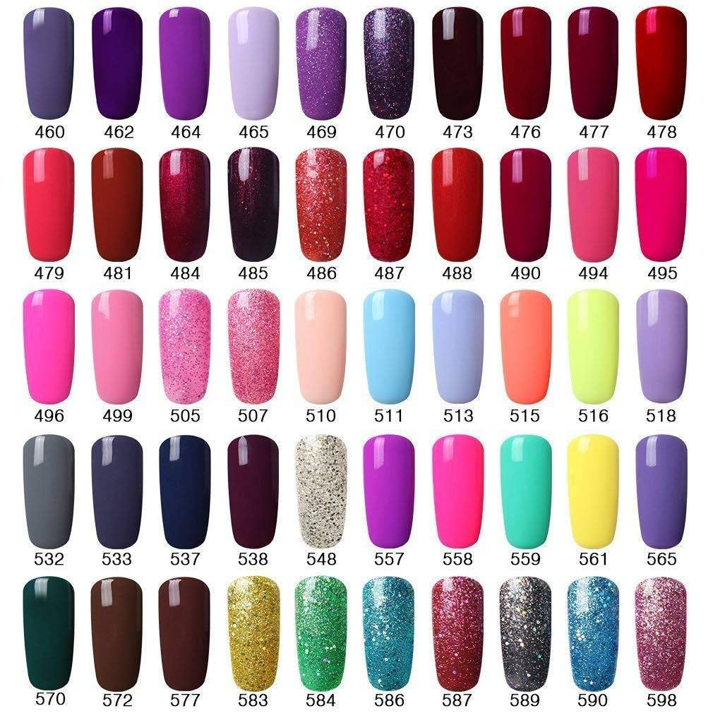Soak-Off UV LED Gel Polish Nail Art Manicure Lacquer Thistle Color 028