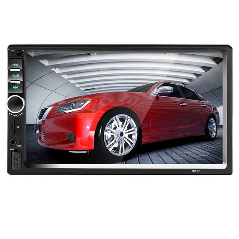 Amprime 2 Din Car Radio 7" LCD Touch Screen Autoradio 7018B Multimedia Player Bluetooth Car Stereo Radio Support Mirror-Link Rear View Camera