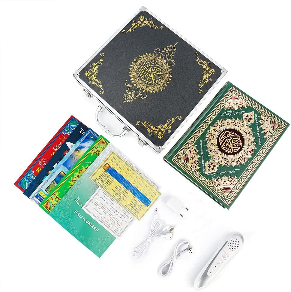 Electronic Foreign Language Translators - Quran Pen Reader, Reading Pen for Kids, Arabic Books for Kids - Quran Recitation, Language Translator Pen - Small Quran Player with Arabic and English