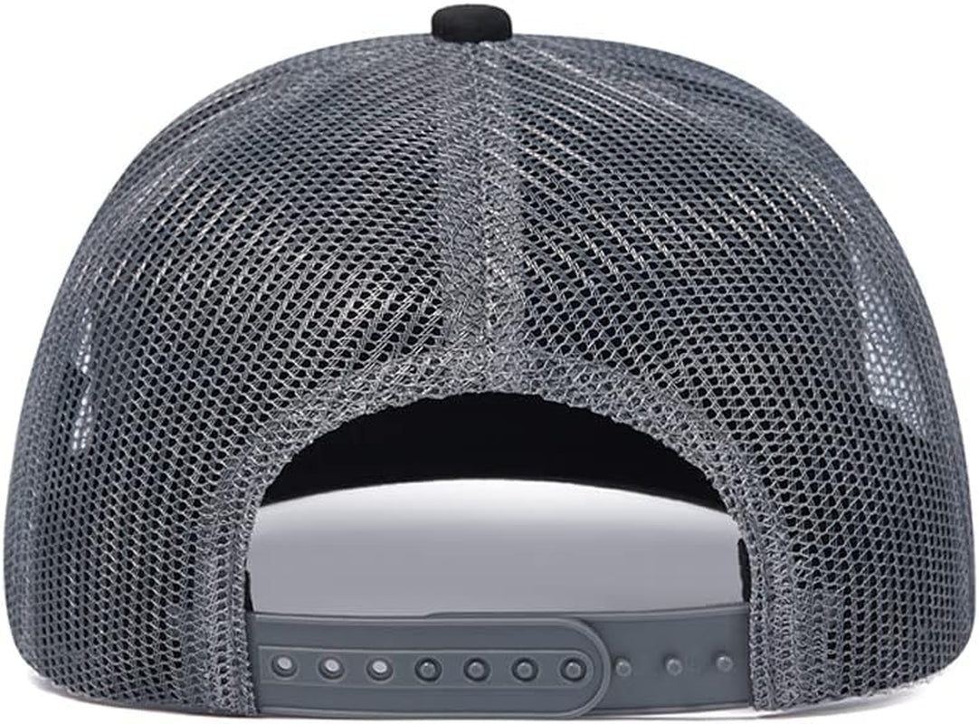 Trucker Hat - Mesh Snap Back - Unisex Adjustable Baseball Cap - Outdoor Hats for Men Women