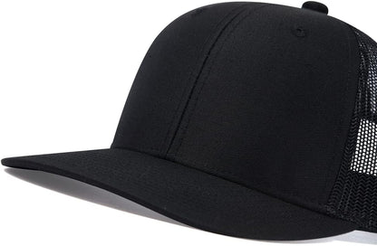 Trucker Hat - Mesh Snap Back - Unisex Adjustable Baseball Cap - Outdoor Hats for Men Women