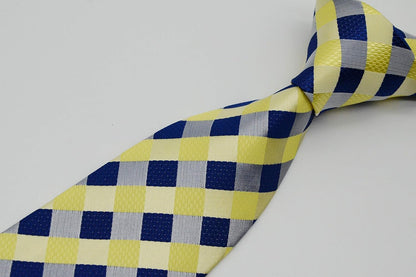 New Classic Men'S Plaids Checks Silk Tie Necktie