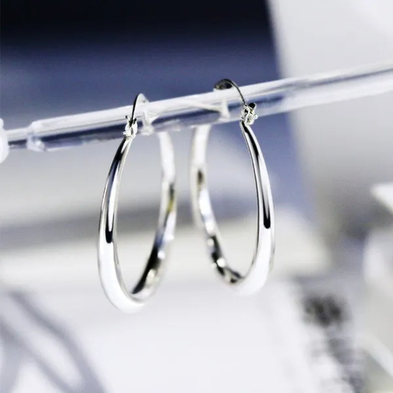 Women's Fashion 18K Gold Earrings Hoop Earrings For Women Jewelry  Party Wedding Engagement Christmas Jewelry Gifts